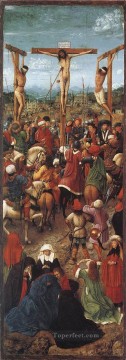 Crucifixion Renaissance Jan van Eyck Oil Paintings